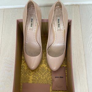 Miu Miu Nude Pumps Size 7.5